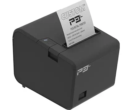 CUSTOM PRINTER P3L 80MM ETH USB RS232 (911MX010200733)