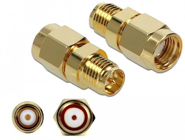 DeLOCK 89977 Kabeladapter RP-SMA Gold (89977)