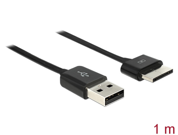 DeLOCK 1m 36 pin ASUS - USB 2.0 A M/M USB Kabel USB A Schwarz (83555)