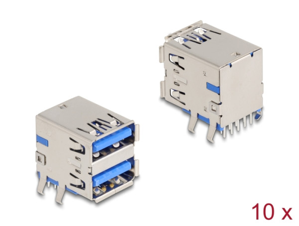 DELOCK USB 5 Gbps Typ-A 18 Pin THT 10 St (66950)