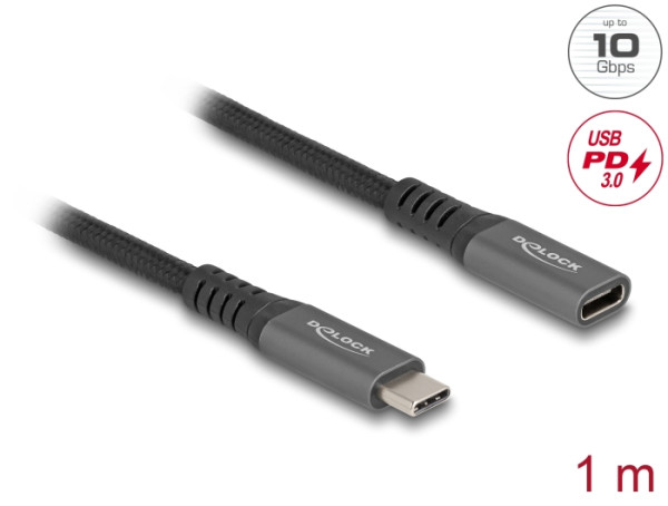 DELOCK USB 10 Gbps Verlängerungsk 1m (80022)