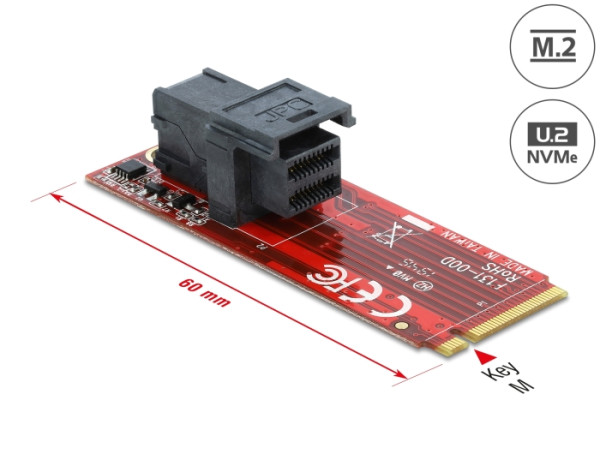 Delock Schnittstellenadapter - SAS 12Gb/s - 12 Gbit/s (62721)