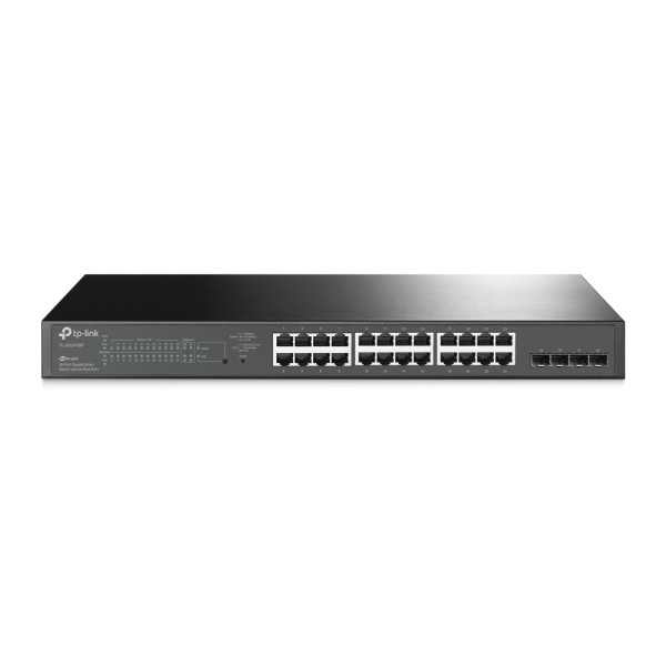 TP-Link JetStream -28-Port-Gigabit-Smart-PoE-Switch mit 4 SFP-Slots (TL-SG2428P)