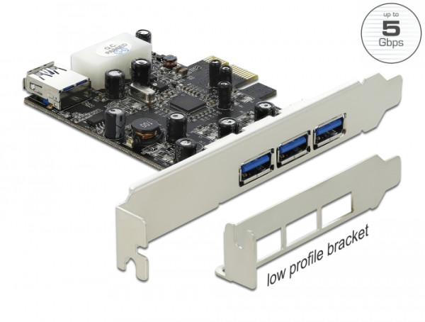 DeLOCK 89281 Schnittstellenkarte/Adapter USB 3.2 Gen 1 3.1 Gen 1 (89281)