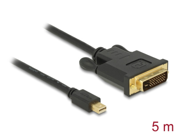 DeLOCK 83991 Videokabel-Adapter 5 m Mini DisplayPort DVI-D Schwarz (83991)