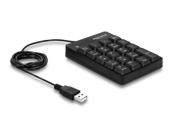 DeLOCK 12481 Numerische Tastatur Universal USB Schwarz (12481)