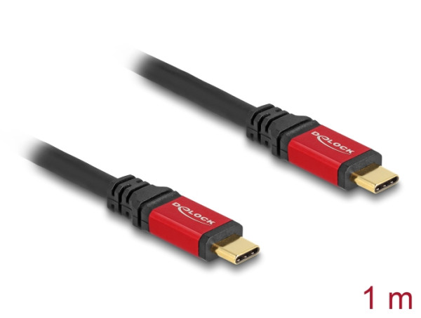 DELOCK USB 2.0 Kabel USB Type-C 1m rot (80050)