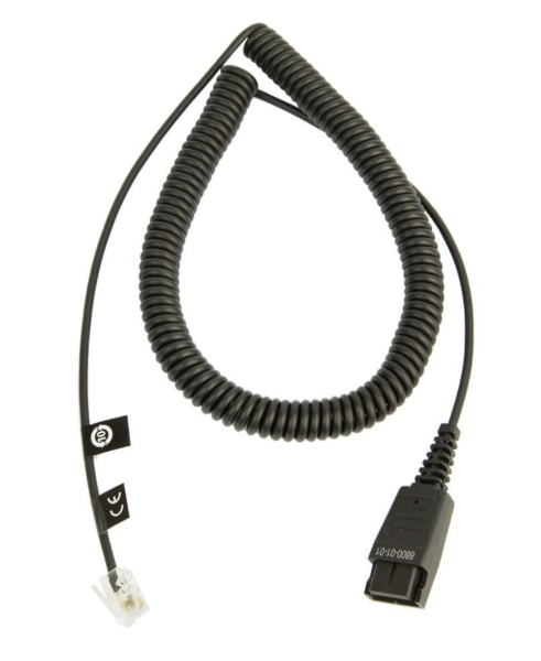 Jabra Cable w QD to RJ10 Plug (8800-01-01)