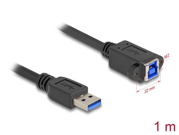 DELOCK USB5 Gbps Kabel Typ-A zu Typ-B 1m (80485)