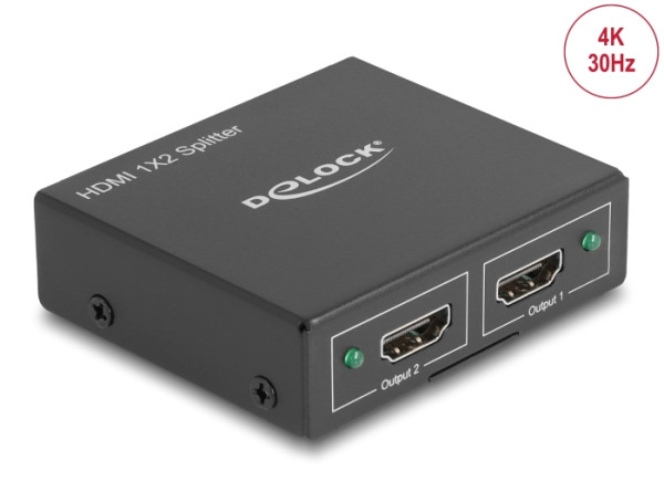 DeLOCK 87701 Videosplitter HDMI 2x HDMI (87701)