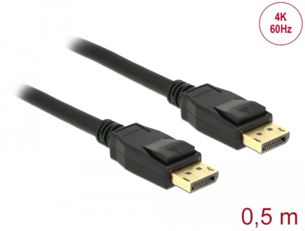 DeLOCK 85506 DisplayPort-Kabel 0,5 m Schwarz (85506)