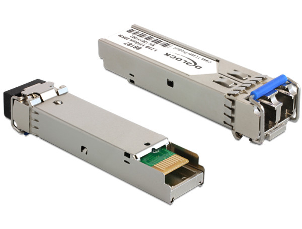 DeLOCK SFP 1000Base-LX SM 1310nm Netzwerk-Transceiver-Modul Faseroptik 1000 Mbit/s (86187)