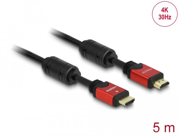 DeLOCK HDMI 1.3b Cable 5.0m male / male HDMI-Kabel 5 m HDMI Typ A Standard (84335)