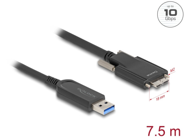 DELOCK Kabel USB Typ-A zu Micro-B 7,5m (83212)