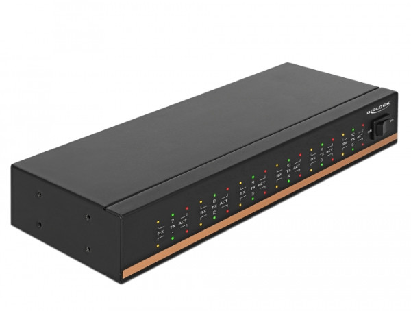 DELOCK USB 2.0 auf 12Port Seriell RS-232 (64070)