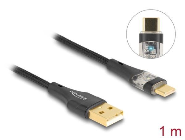 DELOCK USB 2.0 Kabel Typ-A zu Type-C 1m (80760)