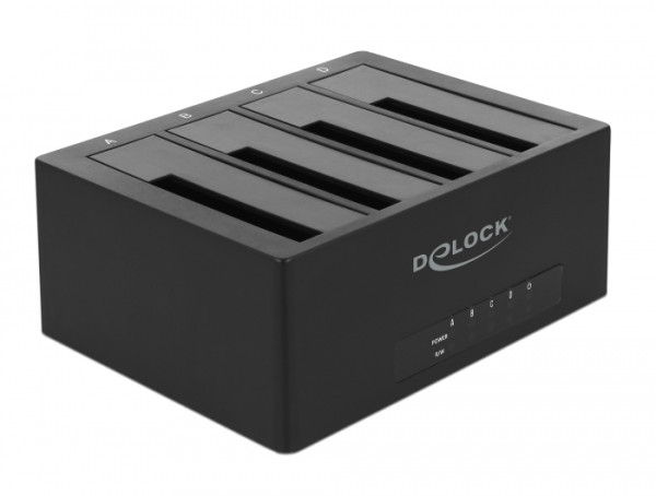 DeLOCK 63930 Speicherlaufwerk-Docking-Station USB 3.2 Gen 1 3.1 Gen 1 Type-B Schwarz (63930)