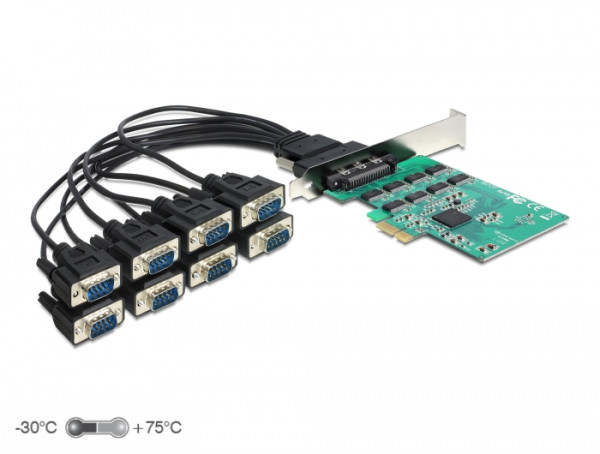 DELOCK PCIe Seriell 8x RS-232 High Speed (89336)