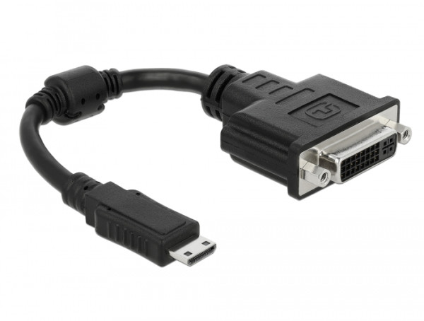 DeLOCK 65564 Videokabel-Adapter 0,2 m HDMI Type C Mini DVI-D Schwarz (65564)