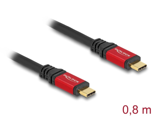 DELOCK USB 20 Gbps Kabel USB Type-C 0,8m (80652)