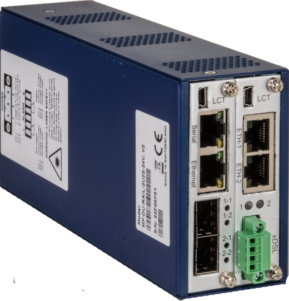 Barox Ind. DSL-Router Einschubkarte 2xSFP 1xRS232 1xEthernet (FX-DUAL-2SFP2RS1ETH)