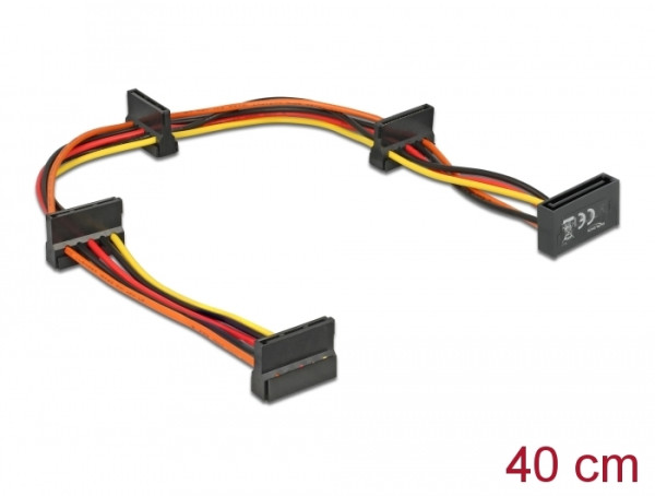 Delock Netz-Splitter - SATA Leistung S bis SATA Leistung R (60141)