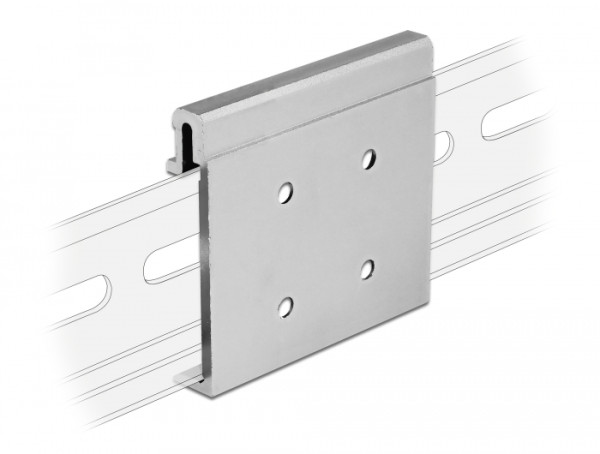 DELOCK Aluminium Montageclip Hutschiene (65992)