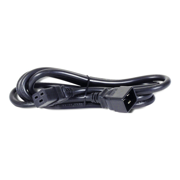 APC PWR Cord C19 - C20, 0.6 m Schwarz 0,6 m C19-Koppler C20-Koppler (AP9892)