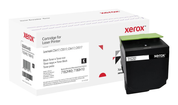 Everyday TMSchwarz Tonermodul von Xerox kompatibel mit 71B2HK0; 71B0H10, Hohe Ergiebigkeit (006R04490)