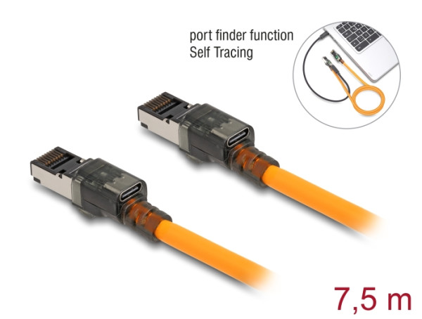 DELOCK RJ45 Netzwerkkabel Cat.6A 7,5 m (80415)