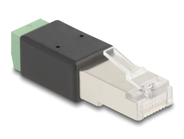 DELOCK RJ45 zu Terminalblock Adap 2 Pin (66604)