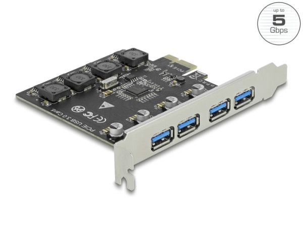 DELOCK PCI Express x1 Karte zu 4 x USB (90509)