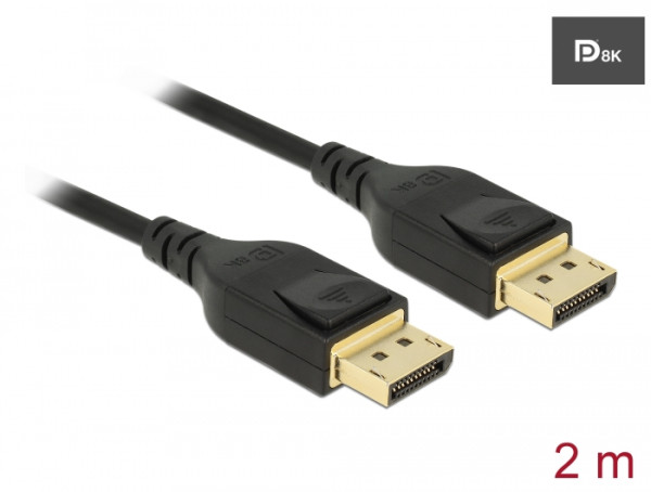 DeLOCK 85660 DisplayPort-Kabel 2 m Schwarz (85660)