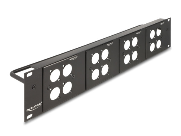 DELOCK D-Typ 19 Patchpanel 4 D-Typ 2 HE (88195)