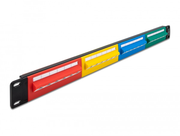 DELOCK 19 Patchpanel 24 Port Cat.5e 1 HE (66880)