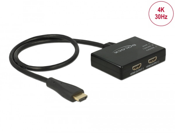 DeLOCK 87700 Videosplitter HDMI 2x HDMI (87700)