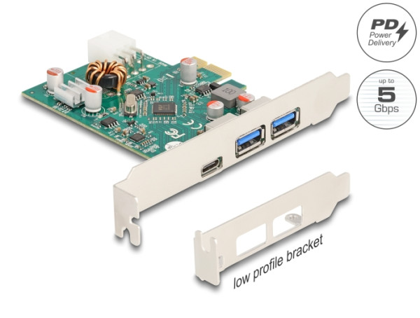 DELOCK PCI Express x1 Karte 1xUSB Type-C (90229)