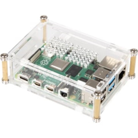 SIWA RASPBERRY BODY FOR PI 4B ACRYL (RB-CASEP4+01)