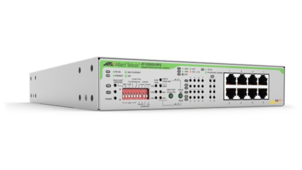 Allied Telesis 8X UNMANAGED POE+SWITCH (AT-GS920/8PS-30)