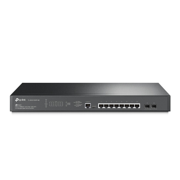 TP-Link JetStream 8-Port 2.5GBASE-T L2+ Managed PoE+ Switch mit 2 10G-SFP+-Slots (TL-SG3210XHP-M2)