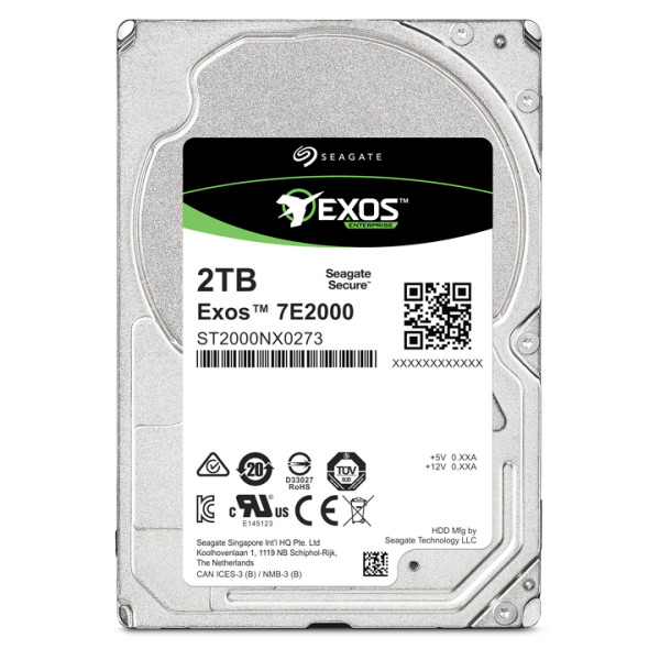 Seagate Enterprise ST2000NX0273 Interne Festplatte 2,05 TB 7200 RPM 128 MB 2.5" SAS (ST2000NX0273)