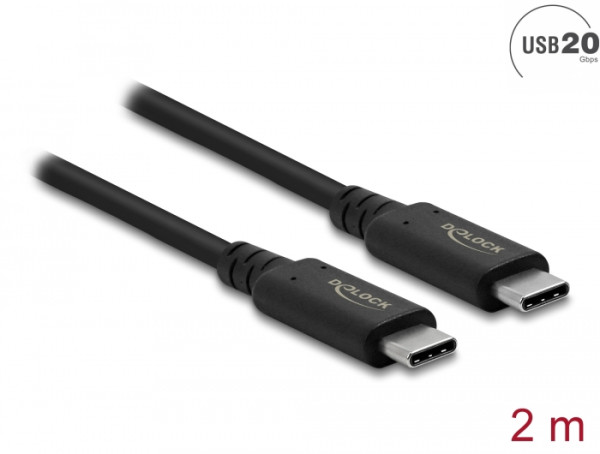 DeLOCK USB4 20 Gbps Kabel 2 m (86980)