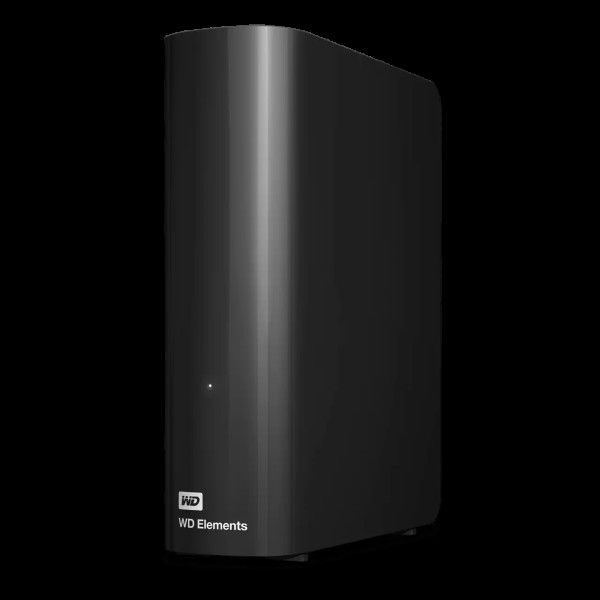 Western Digital WD Elements 24TB HDD Externe Festplatte USB Typ-A 3.2 Gen 1 3.1 Gen 1 Schwarz (WDBWLG0240HBK-EESN)