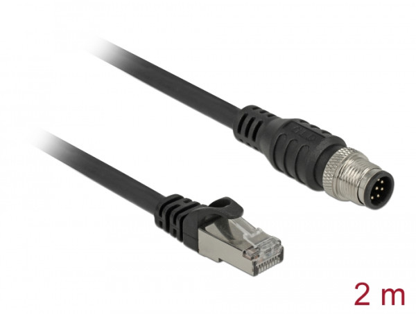 DeLOCK 84923 Netzwerkkabel Schwarz 2 m Cat5e S/FTP S-STP (84923)