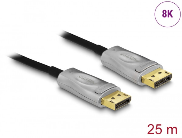 DeLOCK 85888 DisplayPort-Kabel 25 m Schwarz (85888)