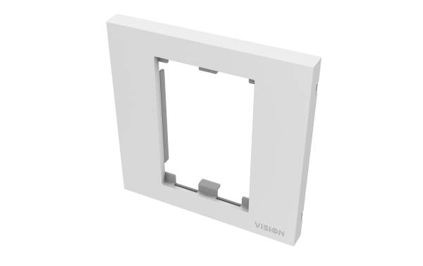 Vision TC3 SURR1G Wandplatte/Schalterabdeckung Weiß (TC3 SURR1G)