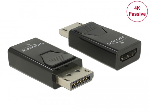 DELOCK Adapter DisplayPort 1.2 zu HDMI (66234)