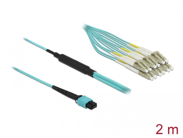 DELOCK LWL Kabel MPO zu 12xLC Duplex (84872)