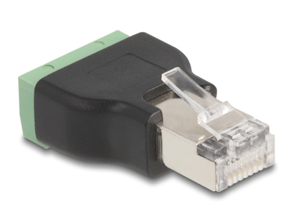 DELOCK RJ45 zu Terminalblock Adap 4 Pin (66603)