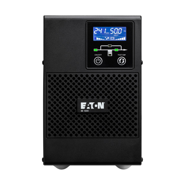 Eaton 9E Unterbrechungsfreie Stromversorgung USV Doppelwandler Online 1 kVA 800 W 4 AC-Ausgänge (9E1000I)